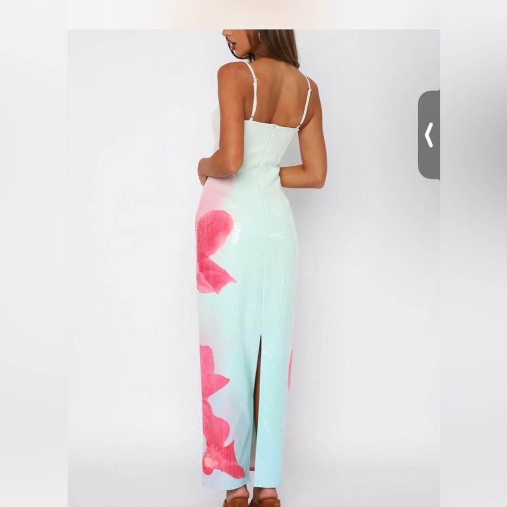 White Fox boutique sequin maxi dress - Picture 3 of 3